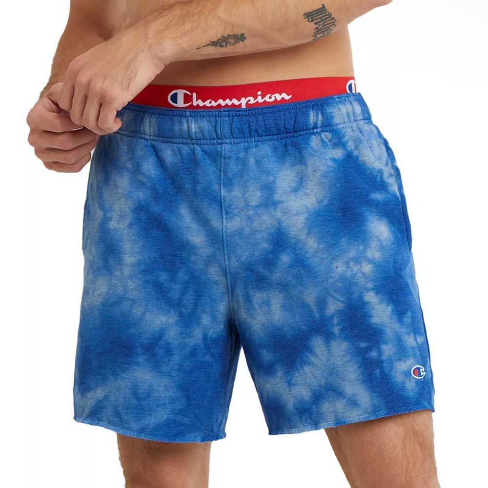 Champion Mens Fleece 7” Crush Dye